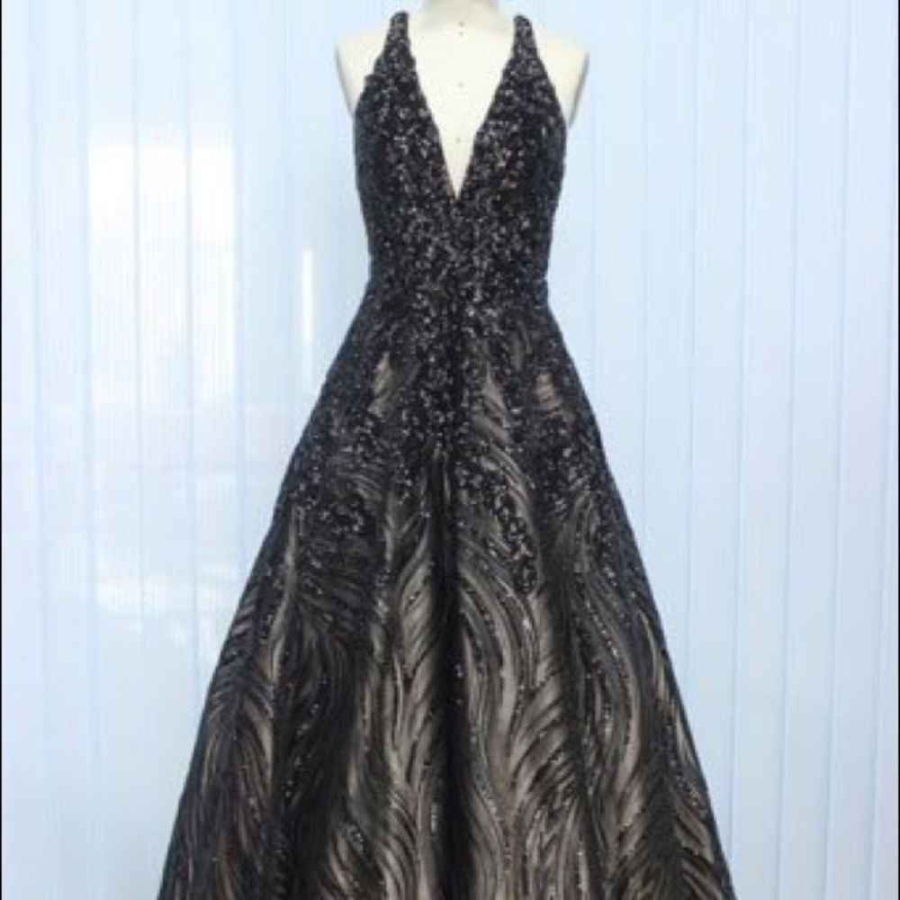 Jovani sequins prom ball gown